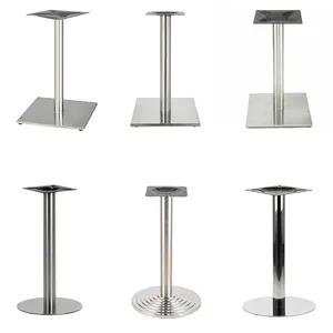 新设计现代花园装饰家具玻璃餐桌餐桌304不锈钢腿