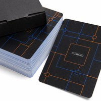 Cartes à jouer personnalisées imprimées, jeu de 54 cartes, cadeau promotionnel, cartes de jeu