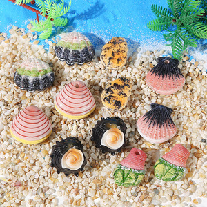 Adornos de Resina con Forma de Conchas Marinas, Paquete de Varias Piezas, Decoración de Estilo Costero para Exteriores - Product Image 2