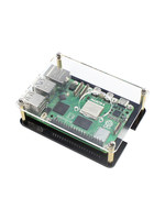 Caja de Refrigeración Apilable para Raspberry Pi 5 5B 4B 3B+, Carcasa Protectora de Acrílico con Soporte