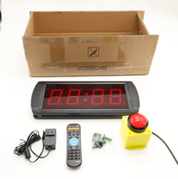 Temporizador Digital LED Portátil GANXIN de 3 Pulgadas para Juegos de 10 Segundos con Control de Botón de Inicio, Pausa y Reinicio con Cable
