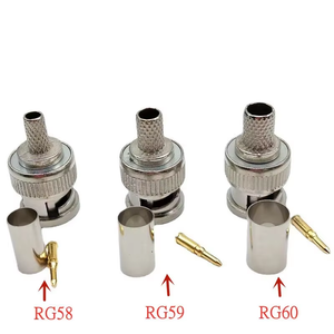 <span class=keywords><strong>Bnc</strong></span> זכר crip סוג מחבר עבור cctv מערכות קופלר נקבה מחבר <span class=keywords><strong>bnc</strong></span> rg58/<span class=keywords><strong>rg6</strong></span> סיטונאי - Product Image 1