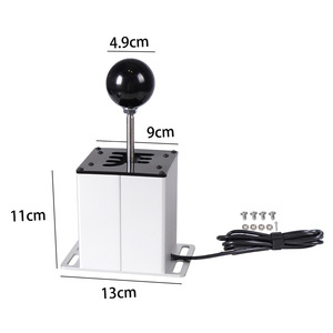 Simulateur de changement de vitesse pour jeux de course, levier H pour Logitech G27 G29 Thuma T300 PC, filaire, en aluminium, avec frein à main - Product Image 2