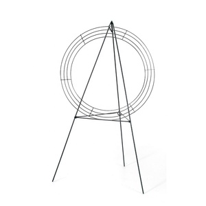 크리스마스 원형 철사 꽃 화환 프레임 - Product Image 5