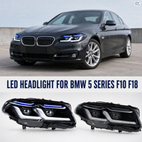 Pour BMW Série 3 F30 F31 F35 F80 2013-2019, phare avant de voiture à LED double lentille de style 2019, étanche, 6500K, 12V, amélioration