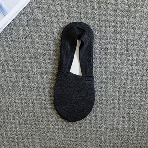 Danse Jacquard Fleur Invisible Bateau Chaussettes Été Printemps Belles Dames <span class=keywords><strong>Fantaisie</strong></span> Dentelle No Show Chaussettes pour Femmes - Product Image 2