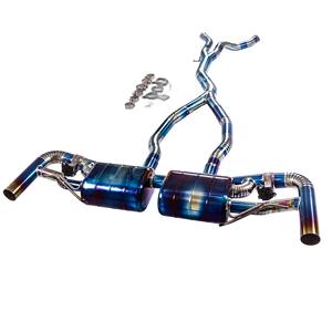 Compatible avec 2018 Mercedes-Benz GLE400, GLE450, <span class=keywords><strong>GLE500e</strong></span> <span class=keywords><strong>4MATIC</strong></span> SUV 3.0T W166 Titanium Alloy Valve Performance Exhaust - Product Image 6