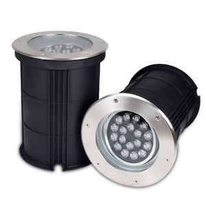 Lumière LED souterraine en acier inoxydable IP65 5000K lumière du jour encastrée avec détecteur de mouvement Garantie de 2 ans pour une utilisation en extérieur sur route - Product Image 1