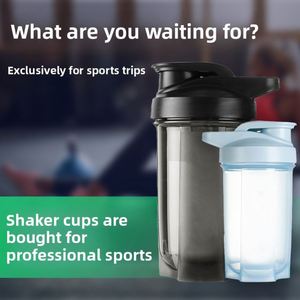 Botella de Proteína Personalizada de 500 ml, Libre de BPA, con Asa, Portátil, para Deportes al Aire Libre, Fitness, Bebidas, Venta al Por Mayor - Product Image 3
