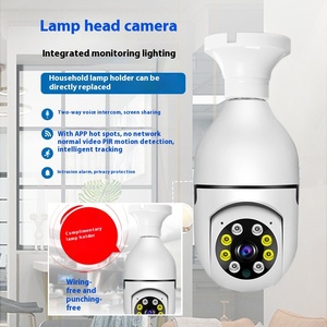 Cloudbirds v360pro E27 không dây wifi thông minh <span class=keywords><strong>IP</strong></span> <span class=keywords><strong>Camera</strong></span> 2Megapixel Mini ai theo dõi vít bóng đèn CMS cảm biến cung cấp lưu trữ dữ liệu đám mây - Product Image 3