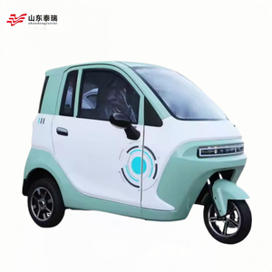 TECREK A801 Tricycle électrique fermé pour passager, véhicule de tourisme, vélo-taxi, voiture électrique à <span class=keywords><strong>3</strong></span> roues pour adultes - Product Image 1