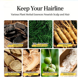 Shampoo aux acides aminés Fo-ti, protège la ligne des cheveux, donne du volume, élimine l'excès de sébum, lisse, nettoie et hydrate - Product Image 2