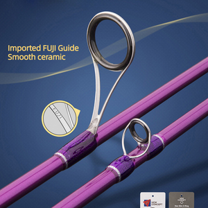 Juego completo de caña giratoria de disipación de cabeza rápida para RYOBI RANMI <span class=keywords><strong>NUM</strong></span> <span class=keywords><strong>ONE</strong></span> con guía Fuji para pesca con señuelos de agua salada fresca para arroyos - Product Image 4