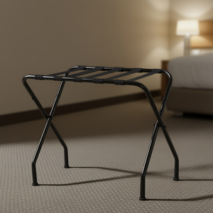 Porte-bagages métallique portable 680x400x560 mm pliable pour usage hôtelier - Product Image 2