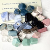Produits en gros en vrac : Pierres de méditation en cristal de agate mélangée de forme libre pour collection ou décoration intérieure