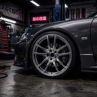 Jantes en alliage d'aluminium de 15, 16, 17, 18 et 19 pouces, 4X100, 5X114.3, pour Honda Civic 10e/11e génération, Toyota Corolla