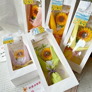Galletas de Girasol Glaseadas y Dulces, Regalo para el Día del Maestro, Explosiones Comestibles, Hechas a Mano, Venta al por Mayor de Fábrica - Product Image 4