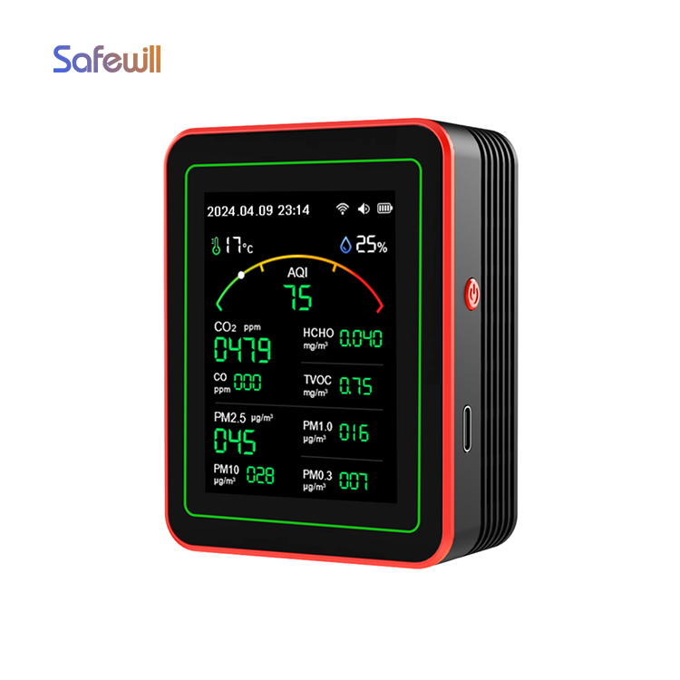 入荷通知 アプリ おすすめ Safewill Air Quality Monitor - 15 in 1 Environmental Sensor スポーツトイ・アクショントイ
