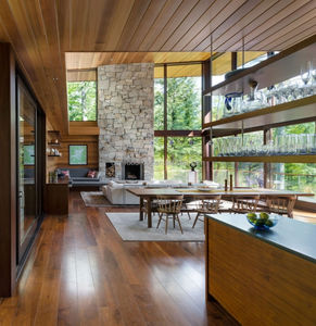 블랙 월넛 엔지니어링 바닥재 내구성 방습 안정적인 비교할 수없는 품질의 제품 저렴한 실내 사용 비용 - Product Image 5