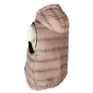 2025 nouvelle mode personnalisée chaud léger sans manches gilet chaud à capuche <span class=keywords><strong>doudoune</strong></span> pour les femmes d'hiver - Product Image 2