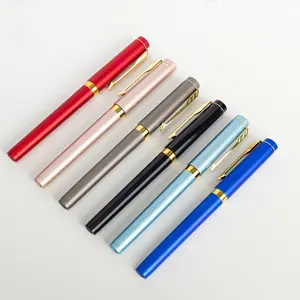 High-End Gel Pen Luxury Custom Logo Business Gift Stationery Plastic Gel Pen