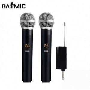 Microphone sans fil OEM d'usine 2.4G S58 pour carte son, mixeur audio, PC, podcasting, système de microphone sans fil - Product Image 1