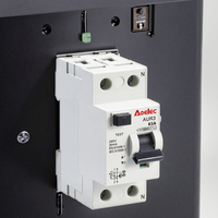 Disjoncteur différentiel modulaire AUR3 (RCCB) 10kA 30mA 2P 63A à réenclenchement automatique, montage sur rail DIN, couvercle résistant au feu en PA66