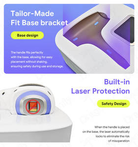 Machine portative d'épilation de <span class=keywords><strong>laser</strong></span> de diode de 500W 755 808 1064nm certifié CE de <span class=keywords><strong>laser</strong></span> froid pour l'usage de salon et le dispositif d'utilisation à la maison - Product Image 5