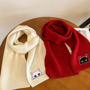 Patchs brodés d'animaux mignons de dessins animés, autocollants Kawaii Chat Chien Tigre, patchs autocollants pour carnet d'enfant, bricolage - Product Image 2