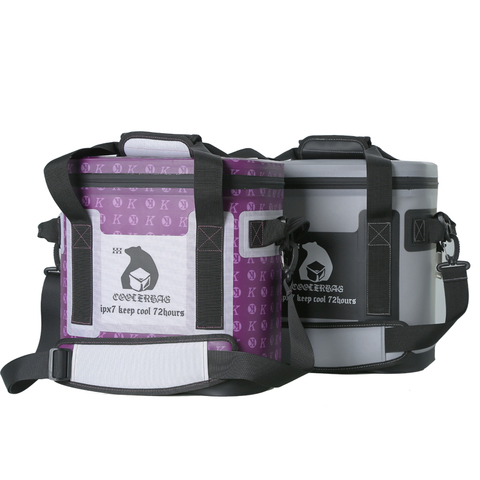 Portable Large Leakproof Ice Soft Sided Insulated Outdoor Can Beach Hiking Cooler Bag Food Picnic Camping Cooler Bag Lunch Bag