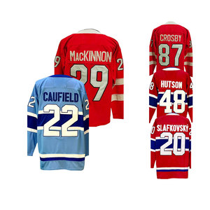 Nouveau maillot de hockey sur glace 2025, surpiqué, Montréal 13 Caufield 14 Suzuki 20 Slafkovsky 48 Hutson 72 Xhekaj 76 Bolduc 93 Demidov - Product Image 5