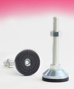 Perno de Nivelación Serie HARMONIE HTR (Rodamiento de Empuje Pesado de Goma) SUS P9 con Rosca Métrica Pasivada - Product Image 1