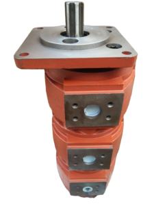 Red Hydraulic <b>Pump</b> With Square Flange And Shaft For Construction Machinery Parts - Product Image 3
