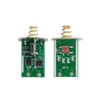Circuit imprimé de lampe torche électrique 3-4,2 V avec protection contre la surcharge, charge de type C, plaque électronique, accessoires de lumière LED DIY