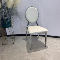 Chaises de banquet et d'événement de luxe en métal et résine, empilables, à dossier ovale, dorées, pour hôtels et mariages, vente en gros du fabricant