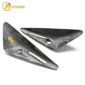 Coques de clignotants en fibre de carbone forgée pour <span class=keywords><strong>Tesla</strong></span> <span class=keywords><strong>MODEL</strong></span> <span class=keywords><strong>S</strong></span> <span class=keywords><strong>2023</strong></span>+ – Cache-caméras latérales en carbone véritable, garniture de garde-boue extérieur, couverture complète - Product Image 3