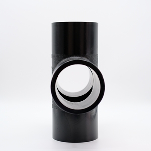 PE buttfusion HDPE phụ kiện nhựa 4 chiều giảm chéo với Xử lý bề mặt mịn nhưng phụ kiện nhiệt hạch - Product Image 4