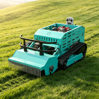 Tondeuse robot professionnelle sur chenilles 800 mm, moteur diesel 4 temps, télécommandée, pour l'agriculture, certifiée CE EPA