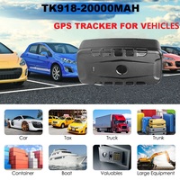 Traceur GPS de voiture TKSTAR TK918 20000MAH, longue durée de vie de la batterie, GPS magnétique puissant sans fil pour véhicules, suivi de conteneurs, application gratuite