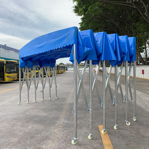 Tente portable électrique avec cadre coulissant, auvent extérieur rétractable pour événements <span class=keywords><strong>et</strong></span> boutiques pop-up - Product Image 2