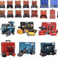 Kit d'outils de perçage sans fil 21 V pour usine, perceuse électrique portable sans balais, batterie au lithium, ensemble d'outils électriques