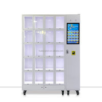 Distributeur automatique de boîtes surprise à 20 compartiments avec serrure électronique et fonctionnement facile