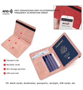 Baellerryカスタマイズ可能な証明書バッグパスポートホルダーPUレザーポータブルスリムパスポートカバーカードホルダー - Product Image 4