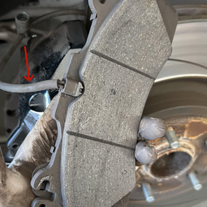 Mặc cảnh báo tự động cảm biến phanh Pad báo động dòng cảm biến cáp cho Porsche Cayenne phía sau dòng - Product Image 5