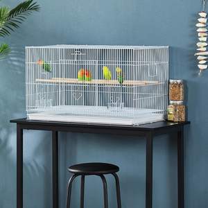 Agence de <span class=keywords><strong>recrutement</strong></span> en gros usine cage à oiseaux à vendre grand perroquet blanc cage en fil métallique cage à oiseaux de caille - Product Image 6