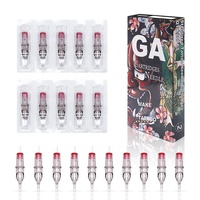 20 aiguilles de tatouage jetables 7RL en acier inoxydable, cartouches pour maquillage permanent, modèles RM & M1