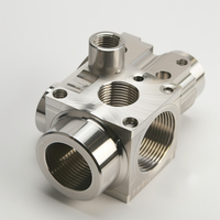 Mecanizado Micro CNC para modelo de plástico de acero inoxidable y aluminio con proceso de fresado que incluye brochado de perforación de automóviles