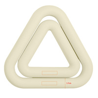 Anneau en fer triangulaire pour yoga, haltères, entraînement de force, Pilates, exercices