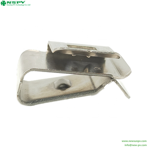 Clips para Cables Solares de 90 Grados, Acero Inoxidable, Color Plateado, Grosor de 1.1-4.5 mm, Gestión de Cables Fotovoltaicos - Product Image 4