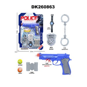 Faire semblant de jouer ensemble enfants Police jeu ensemble jouet armes jeu de rôle jouets - Product Image 5